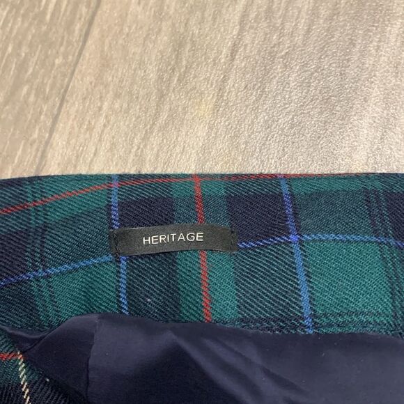 Womens Talbots Heritage Wool Blend High‎ Rise Plaid Ankle Pants - Picture 6 of 8